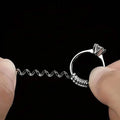 4-Piece Set: Invisible Silicone Ring Size Adjusters – Unisex, Flexible, Minimalist by DailySale