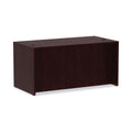 Alera Valencia Series Straight Front Desk Shell, 59.13" x 29.5" x 29.63", Mahogany
