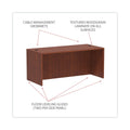 Alera Valencia Series Straight Front Desk Shell, 65" x 29.5" x 29.63", Medium Cherry