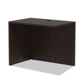Alera Valencia Series Reversible Return/Bridge Shell, 35w x 23.63d x 29.5h, Espresso