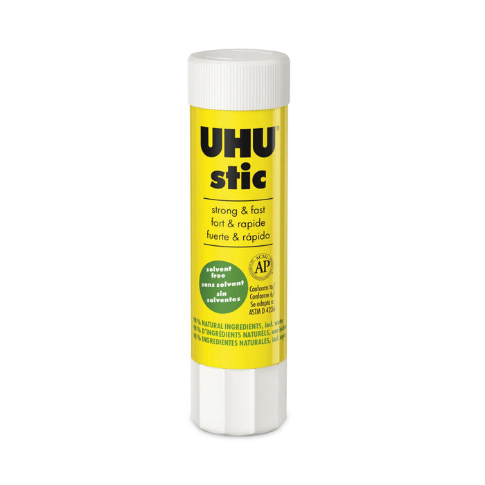 UHU Stic Permanent Glue Stick, 0.29 oz, Dries Clear