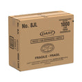 Dart Plastic Lids, Fits 8 oz to 10 oz Hot/Cold Foam Cups, Vented, White, 100/Pack, 10 Packs/Carton