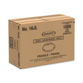 Dart Plastic Lids, Fits 12 oz to 24 oz Foam Cups, Vented, Translucent, 100/Pack, 10 Packs/Carton