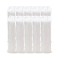 Dart Plastic Lids, Fits 12 oz to 24 oz Foam Cups, Vented, Translucent, 100/Pack, 10 Packs/Carton
