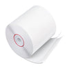 Iconex Impact Printing Carbonless Paper Rolls, 3" x 90 ft, White/White, 50/Carton