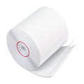 Iconex Impact Printing Carbonless Paper Rolls, 3" x 90 ft, White/White, 50/Carton