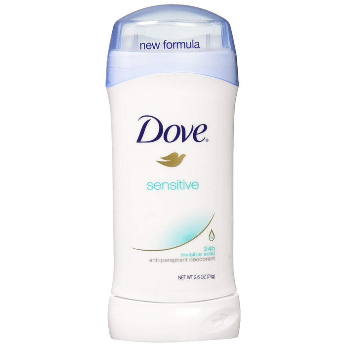 Dove Sensitive Skin Invisible Solid Antiperspirant And Deodorant Stick, 2.6 Ounce by Pasteur Pharmacy