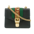 Gucci Black Sylvie Small Chain Shoulder Bag #7691 by Bolt Boutique