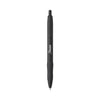 Sharpie S-Gel Premium Metal Barrel Gel Pen, Retractable, Medium 0.7 mm, Black Ink, Black Barrel, 4/Pack