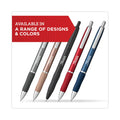Sharpie S-Gel Premium Metal Barrel Gel Pen, Retractable, Medium 0.7 mm, Black Ink, Black Barrel, Dozen