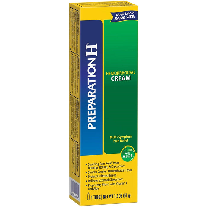 Preparation H Hemorrhoidal Cream With Aloe Max Strength 1.8 Oz by Pasteur Pharmacy