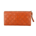 Gucci Orange Micro Guccisima Interlocking G Leather Long Wallet #7699 by Bolt Boutique