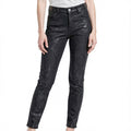 DKNY Women's Snake Embossed Everywhere Skinny Jeans, Black,Size 25 by Vanessa Jane