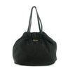 Prada Black Tessuto Nylon x Leather Shoulder Bag #7704