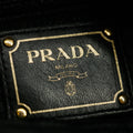 Prada Black Tessuto Nylon x Leather Shoulder Bag #7704 by Bolt Boutique