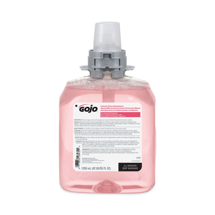 GOJO FMX-12 Luxury Foam Hand Wash, FMX-12 Dispenser, Cranberry, 1,250 mL Pump