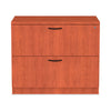 Alera Valencia Series Lateral File, 2 Legal/Letter-Size File Drawers, Medium Cherry, 34" x 22.75" x 29.5"