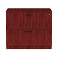 Alera Valencia Series Lateral File, 2 Legal/Letter-Size File Drawers, Mahogany, 34" x 22.75" x 29.5"