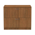 Alera Valencia Series Lateral File, 2 Legal/Letter-Size File Drawers, Modern Walnut, 34" x 22.75" x 29.5"