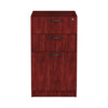 Alera Valencia Series Full Pedestal File, Left/Right, 3-Drawers: Box/Box/File, Legal/Letter, Mahogany, 15.63" x 20.5" x 28.5"