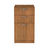 Alera Valencia Series Full Pedestal File, Left/Right, 3-Drawer: Box/Box/File, Legal/Letter, Modern Walnut,15.63 x 20.5 x 28.5