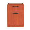 Alera Valencia Series Hanging Pedestal File, Left/Right, 2-Drawer: Box/File, Legal/Letter, Cherry, 15.63 x 20.5 x 19.25