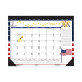 House of Doolittle Recycled Academic Year Desk Pad Calendar, Earthscapes Seasonal Artwork, 22 x 17, Black Binding, 12-Month (July-June): 2022-23