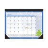 House of Doolittle Recycled Desk Pad Calendar, Earthscapes Seasonal Artwork, 18.5 x 13, Black Binding/Corners,12-Month (Jan to Dec): 2023