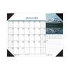 House of Doolittle Earthscapes Scenic Desk Pad Calendar, Scenic Photos, 18.5 x 13, White Sheets, Black Binding/Corners,12-Month (Jan-Dec): 2023