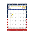 House of Doolittle Recycled Seasonal Wall Calendar, Earthscapes Illustrated Seasons Artwork, 12 x 16.5, 12-Month (July to June): 2022 to 2023