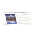 House of Doolittle Earthscapes Recycled Desk Tent Monthly Calendar, Scenic Photography, 8.5 x 4.5, White/Multicolor Sheets, 2023