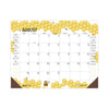 House of Doolittle Recycled Honeycomb Desk Pad Calendar, 22 x 17, White/Multicolor Sheets, Brown Corners, 12-Month (Aug to July): 2023