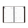 Blueline Academic Weekly/Monthly Planner, 8 x 5, Black Cover, 13-Month (Jul to Aug): 2022 to 2023