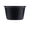 SupplyCaddy Portion Cups, 2 oz, Black, 2,500/Carton