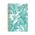 Cambridge Bali Weekly/Monthly Planner, Bali Leaf Artwork, 8.5 x 5.5, Green/White Cover, 12-Month (Jan to Dec): 2023