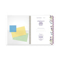 Cambridge Summer Garden Weekly/Monthly Planner, Summer Garden Artwork, 11.8.5 x 5, Blue/Green/Purple Cover, 12-Month (Jan to Dec): 2024