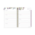 Cambridge Summer Garden Weekly/Monthly Planner, Summer Garden Artwork, 8.5 x 5, Blue/Green/Purple Cover, 12-Month (Jan to Dec): 2023