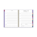 AT-A-GLANCE Harmony Weekly/Monthly Poly Planner, 8.75 x 7, Lilac Cover, 13-Month (Jan to Jan): 2023 to 2024