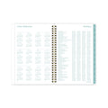Cambridge Bali Weekly/Monthly Planner, Bali Leaf Artwork, 8.5 x 5.5, Green/White Cover, 12-Month (Jan to Dec): 2023