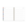 AT-A-GLANCE Badge Floral Weekly/Monthly Planner, Badge Floral Artwork, 11x8.5, Blue/Green/Pink Cover, 13-Month(Jan to Jan): 2023 to 2024