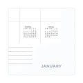 AT-A-GLANCE Modern Core Wall Calendar, Modern Artwork, 15 x 12, White/Black Sheets, 12-Month (Jan to Dec): 2023