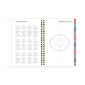 AT-A-GLANCE Badge Floral Weekly/Monthly Planner, Badge Floral Artwork, 8.5x5.5, Blue/Green/Pink Cover, 13-Month(Jan to Jan): 2023 to 2024