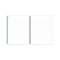 Cambridge Bali Weekly/Monthly Planner, Bali Leaf Artwork, 11 x 8.5, Green/White Cover, 12-Month (Jan to Dec): 2023