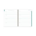 Cambridge Bali Weekly/Monthly Planner, Bali Leaf Artwork, 11 x 8.5, Green/White Cover, 12-Month (Jan to Dec): 2023