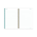 Cambridge Bali Weekly/Monthly Planner, Bali Leaf Artwork, 8.5 x 5.5, Green/White Cover, 12-Month (Jan to Dec): 2023