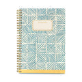 AT-A-GLANCE Badge Hand Drawn Geo Weekly/Monthly Planner, Badge Geo Artwork, 8.5x5.5, Blue/White Cover, 13-Month(Jan to Jan): 2023 to 2024