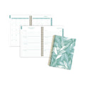 Cambridge Bali Weekly/Monthly Planner, Bali Leaf Artwork, 8.5 x 5.5, Green/White Cover, 12-Month (Jan to Dec): 2023