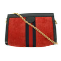 Gucci Red Ophidia Sherry Line GG Marmont Suede x Leather Shoulder Bag #7713 by Bolt Boutique