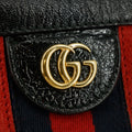 Gucci Red Ophidia Sherry Line GG Marmont Suede x Leather Shoulder Bag #7713 by Bolt Boutique