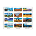 AT-A-GLANCE Landscape Monthly Wall Calendar, Landscapes Photography, 12 x 12, White/Multicolor Sheets, 12-Month (Jan to Dec): 2023